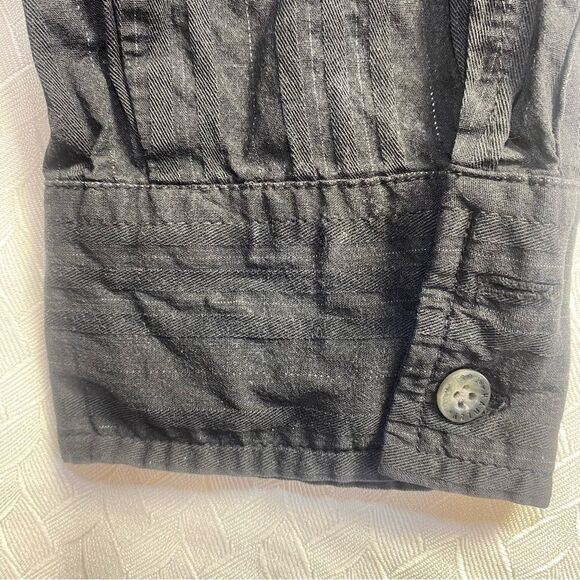 Harley-Davidson Women’s 2W Black Pinstripe Button-Up Shirt – Embroidered…‎ - Picture 7 of 9